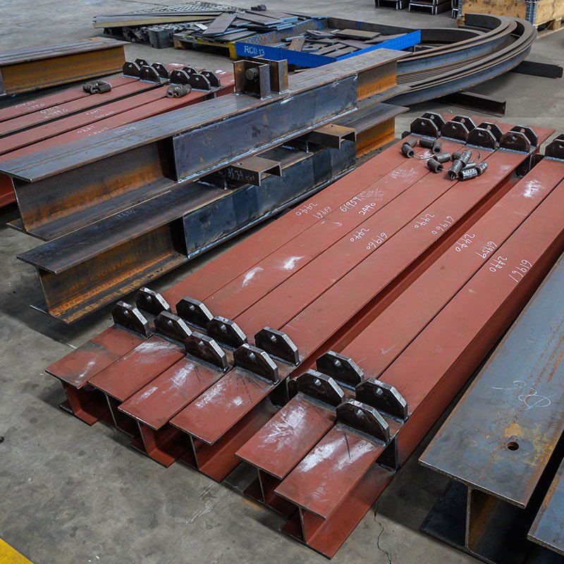 Industrial equipment steel frames-303